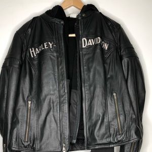 Woman’s Leather Harley Jacket